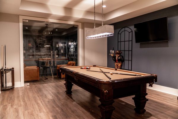 Basement remodeling project completed in Fulton County GA