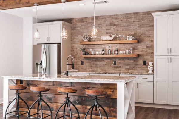 Modern kitchen remodel by Green Basements & Remodeling in Dekalb County, GA